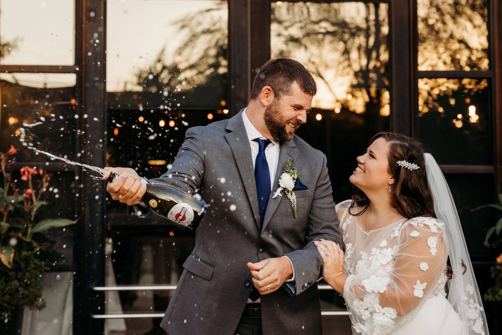 Wedding photo of Allie & Alex